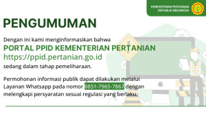 Portal PPID Kementerian Pertanian